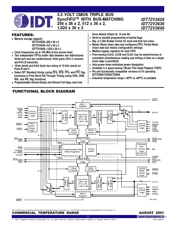 IDT72V3626