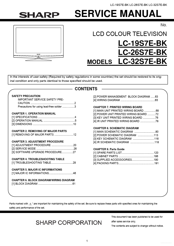 LC-32S7E-BK