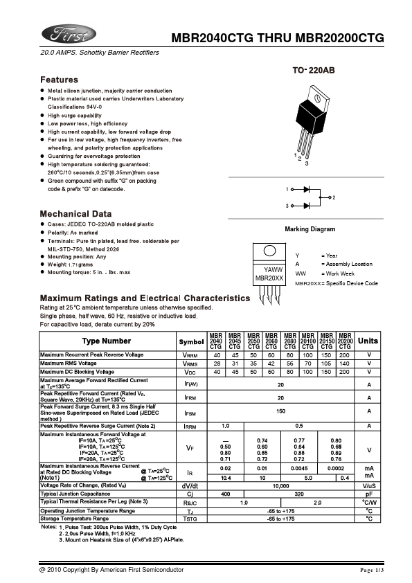 MBR2045CTG