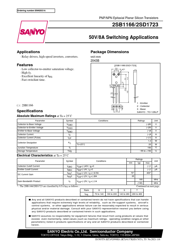 2SB1166