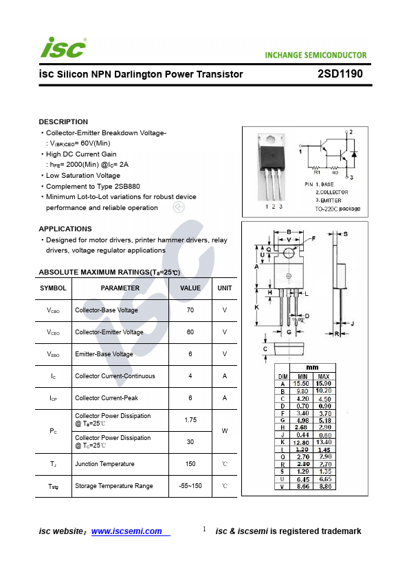 2SD1190