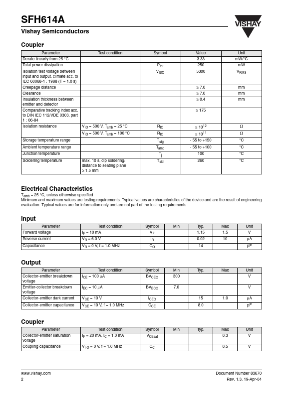 SFH614A