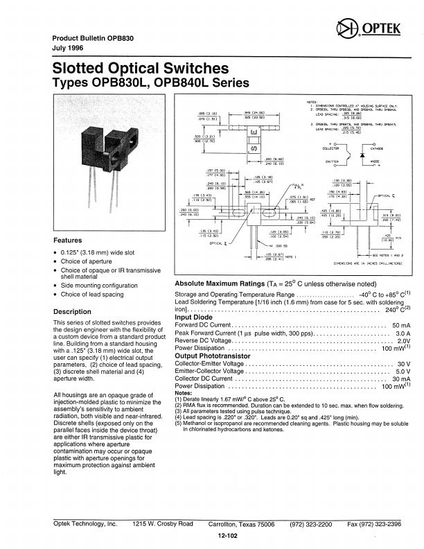 OPB836L