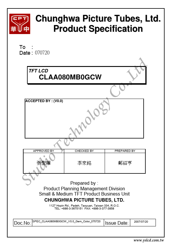 CLAA080MB0GCW