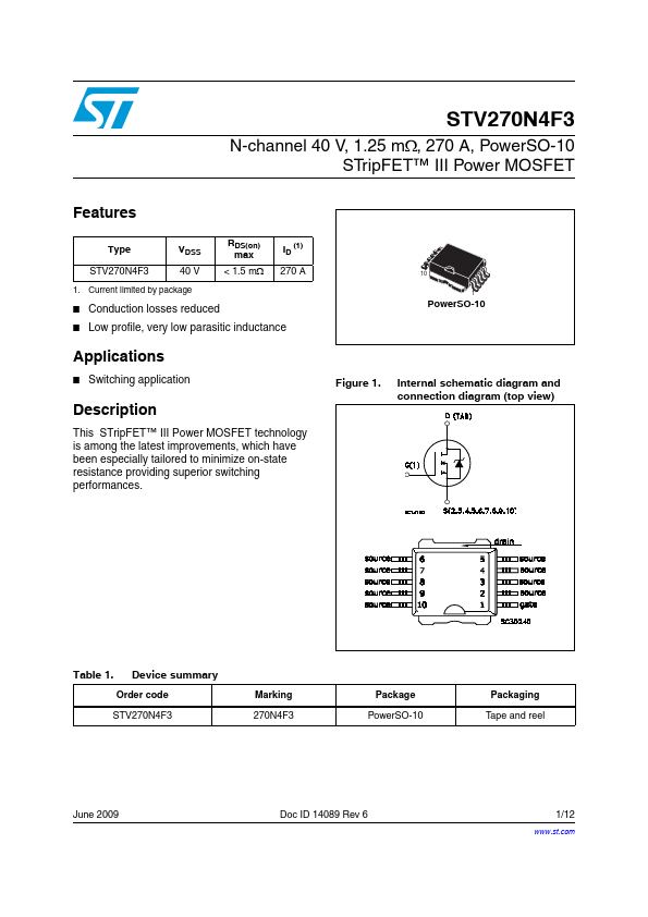 STV270N4F3