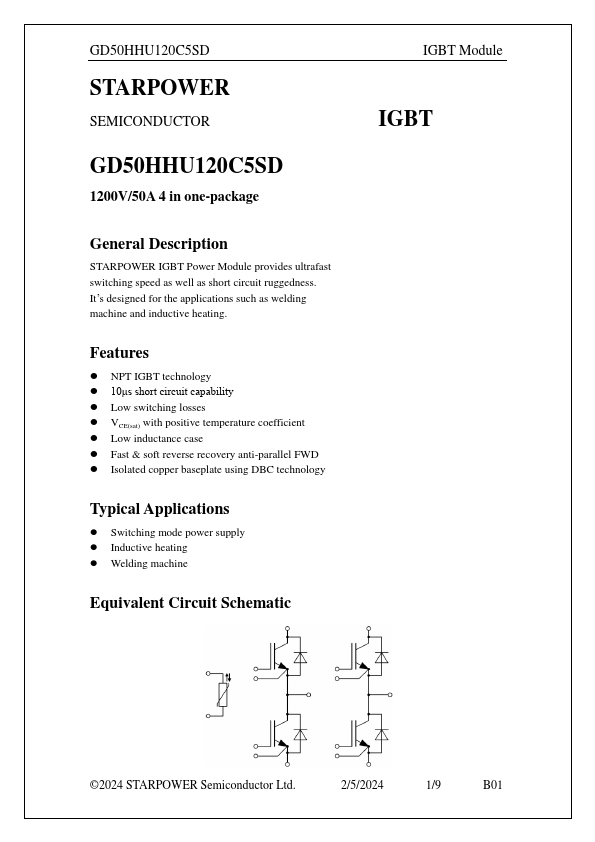 GD50HHU120C5SD Datasheet Preview