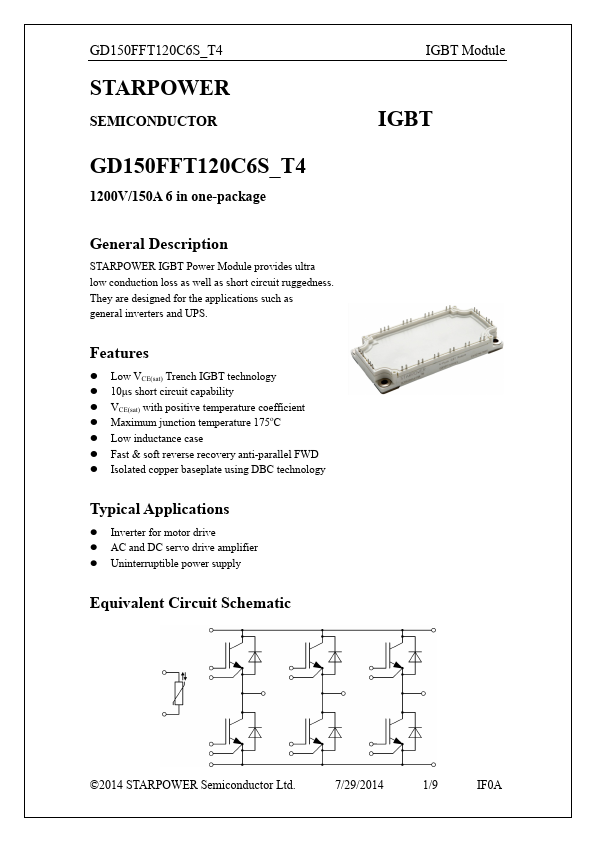 GD150FFT120C6S_T4 Datasheet Preview