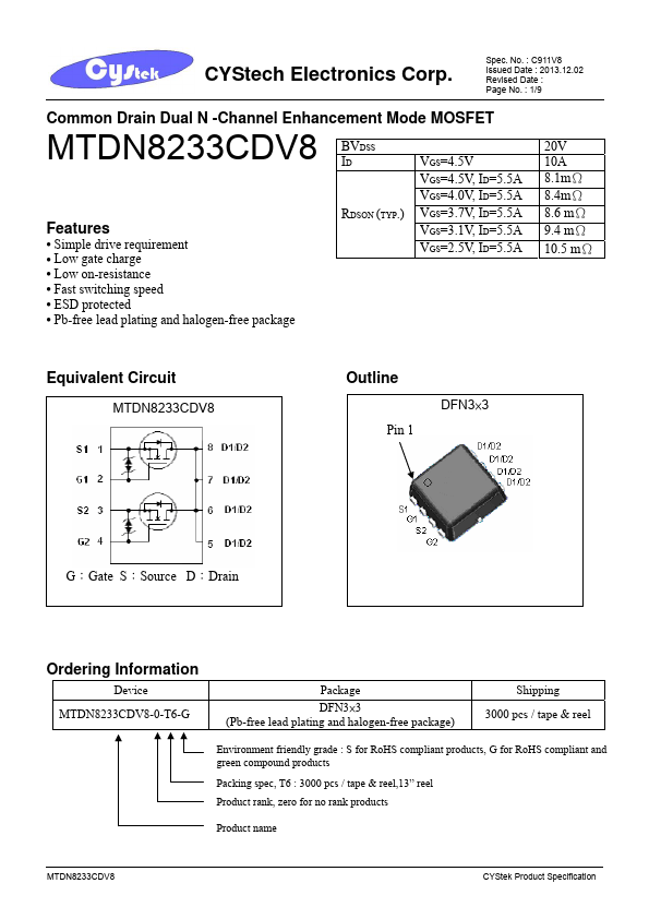 MTDN8233CDV8