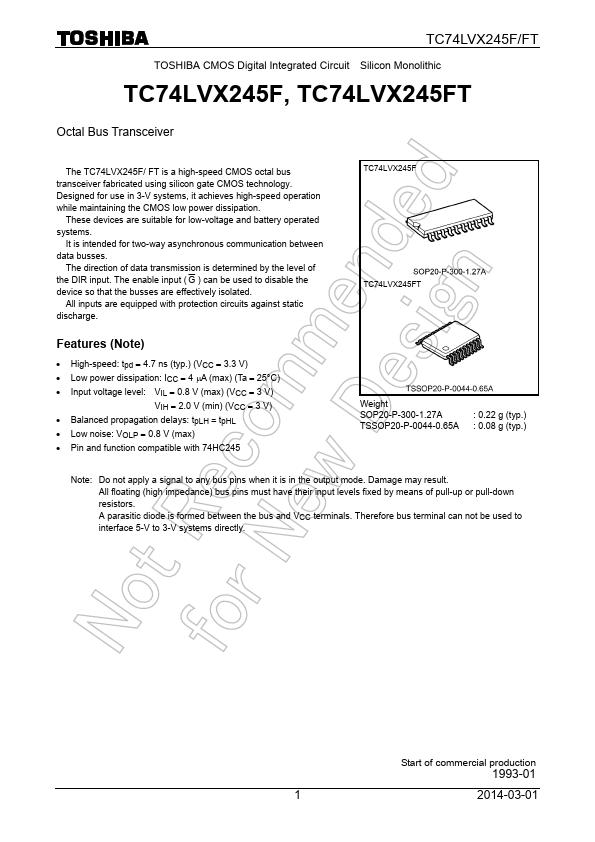 TC74LVX245F