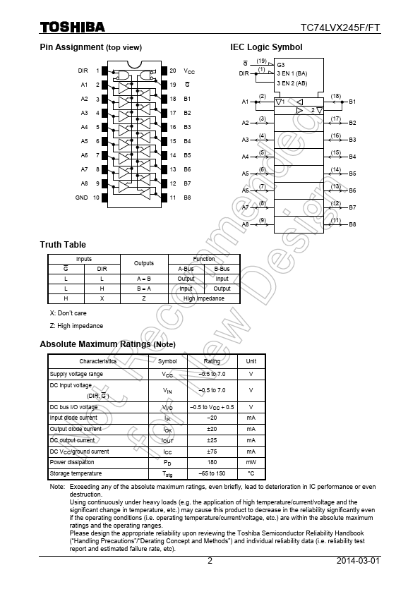 TC74LVX245F