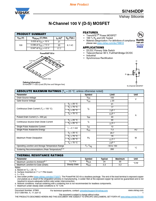 SI7454DDP