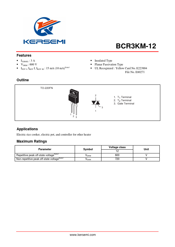 BCR3KM-12