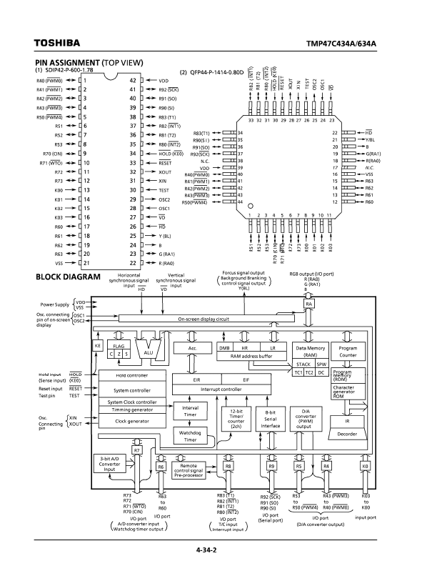 TMP47C434AF