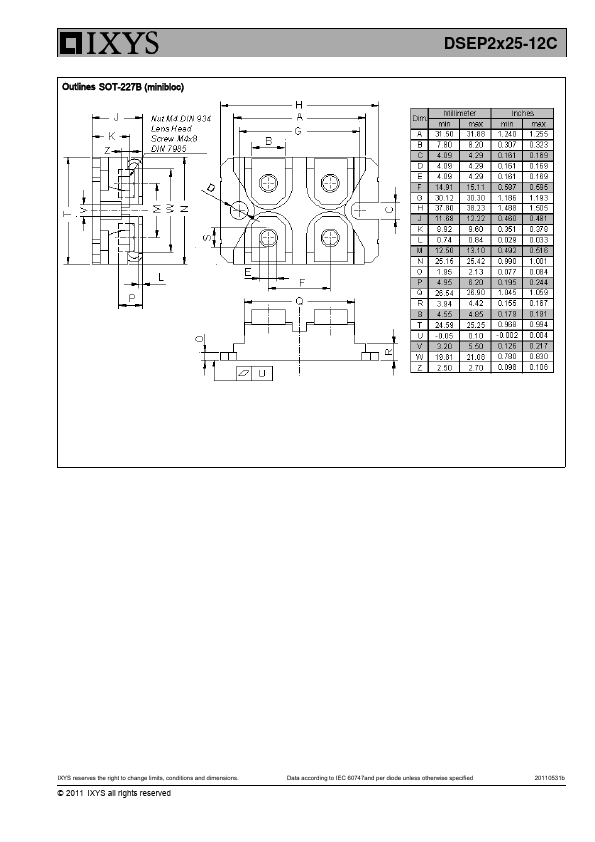 DSEP2x25-12C