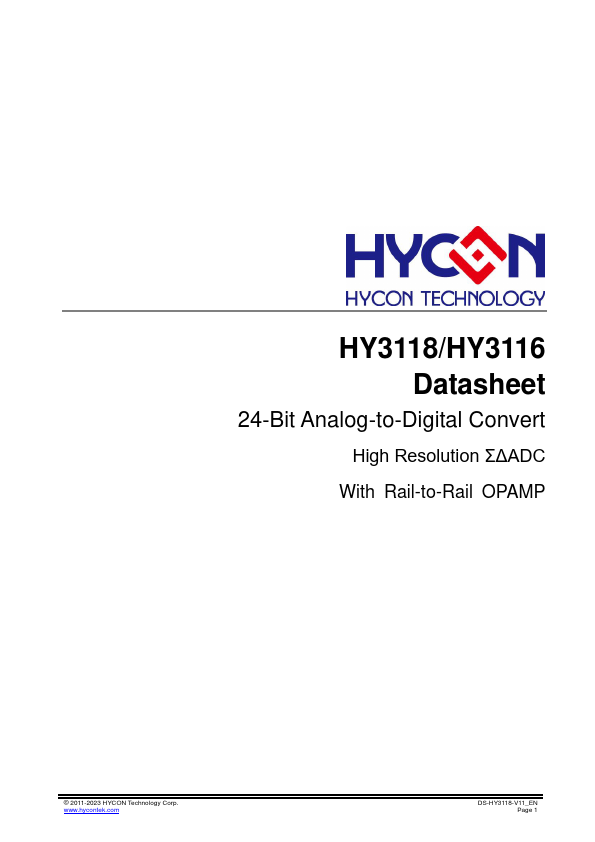 HY3116 Datasheet Preview