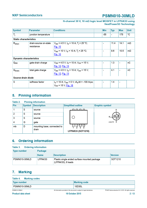 PSMN010-30MLD