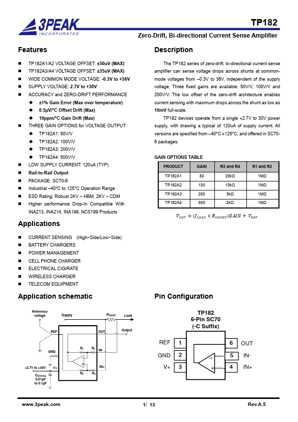TP182A2 Datasheet Preview