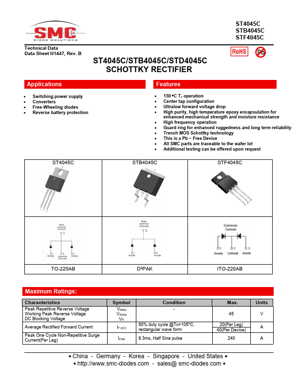 STB4045C Datasheet Preview