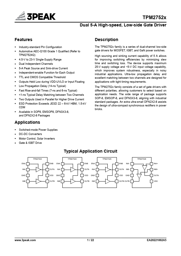 TPM27525 Datasheet Preview