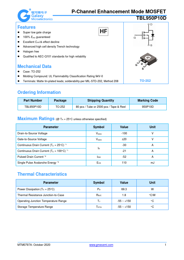 TBL950P10D Datasheet Preview