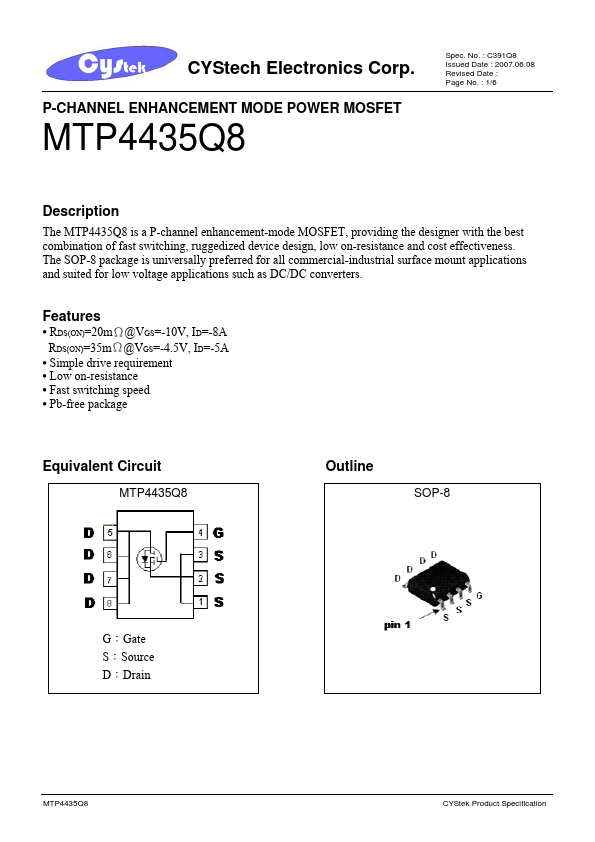 MTP4435Q8