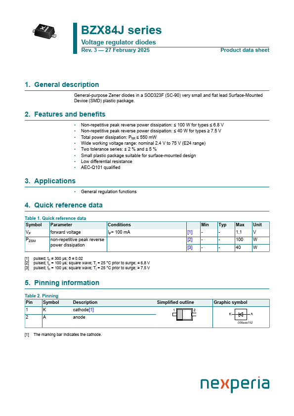 BZX84J-B18 Datasheet Preview