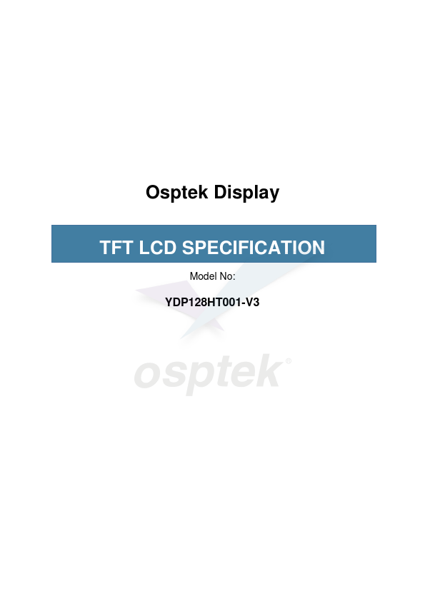 YDP128HT001-V3 Datasheet Preview