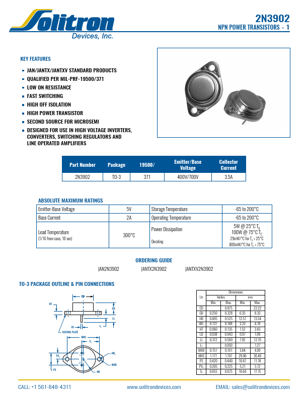 2N3902 Datasheet Preview