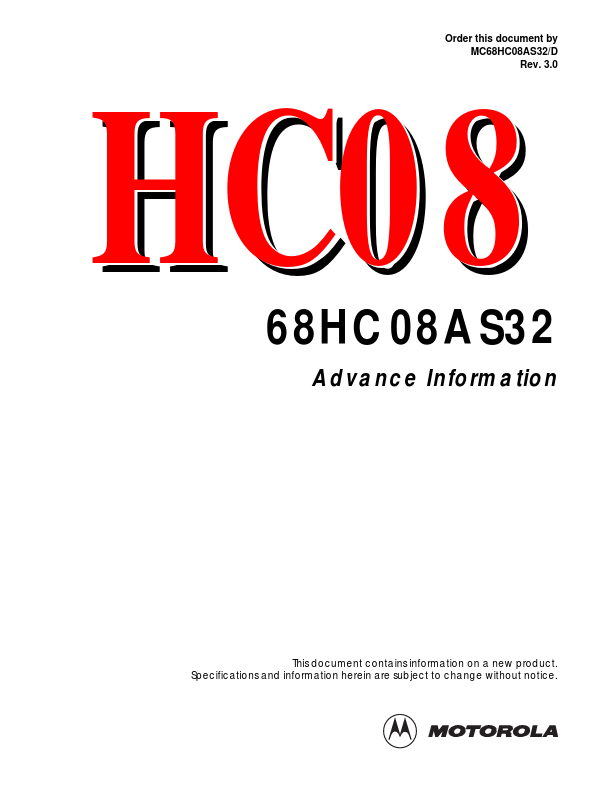 MC68HC08AS32