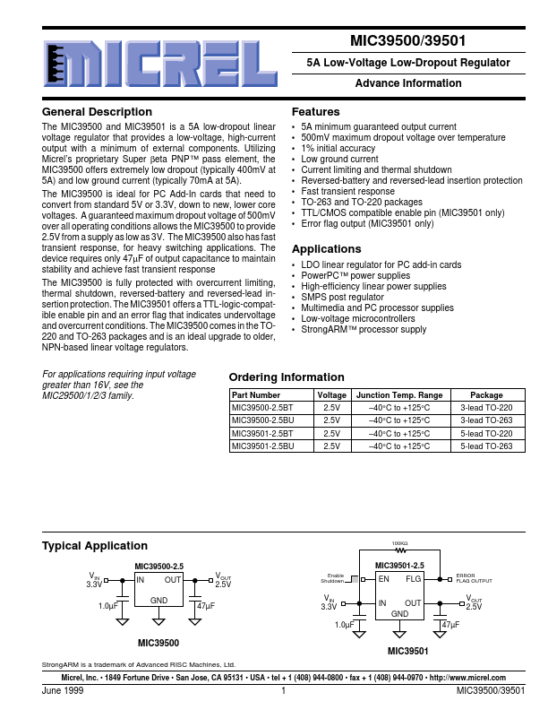 MIC39501