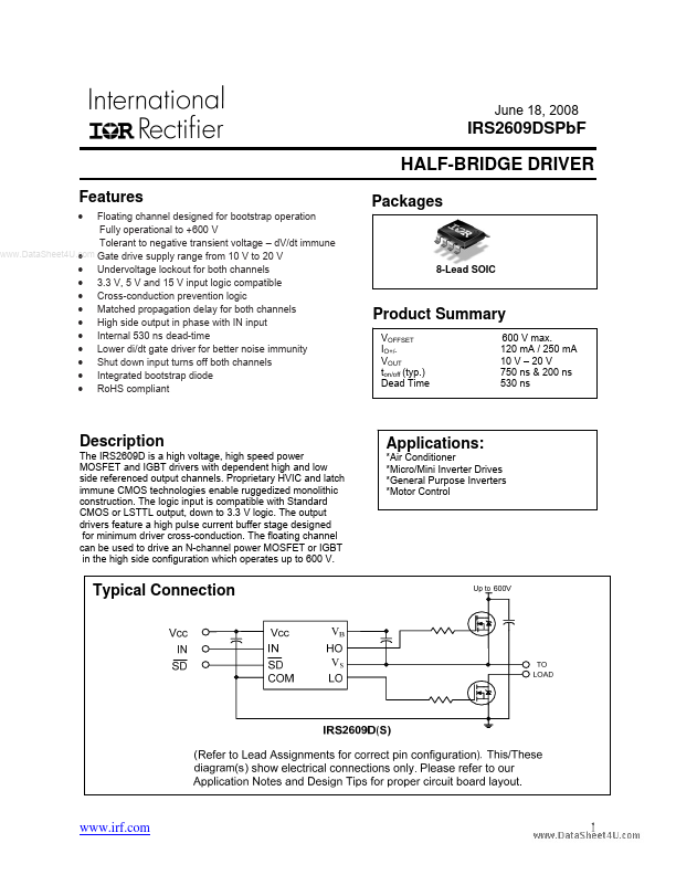 IRS2609DSPBF