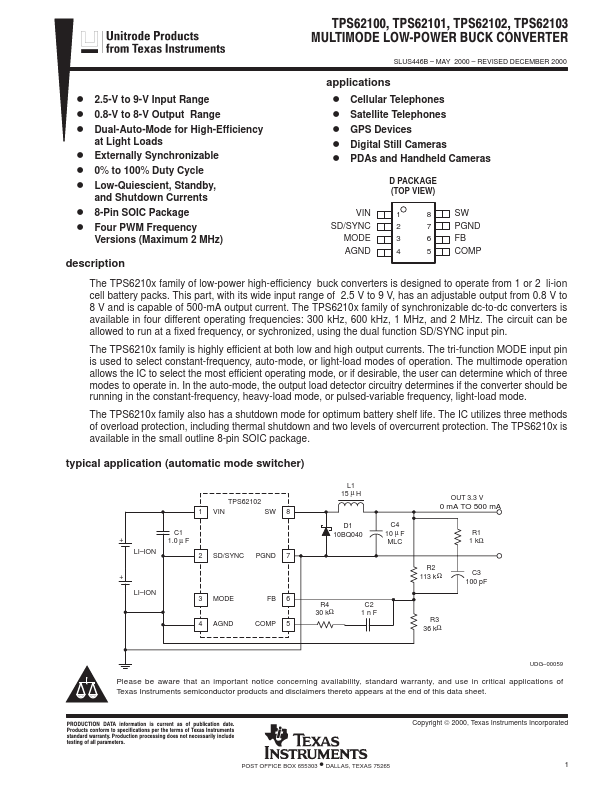 TPS62100