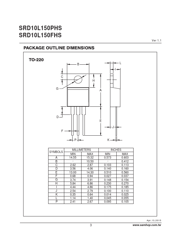 SRD10L150FHS