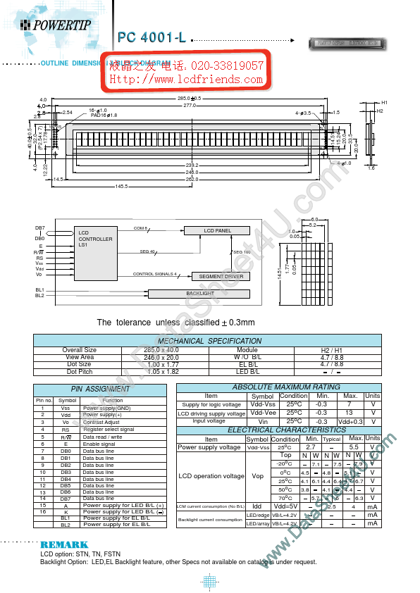 pc4001l