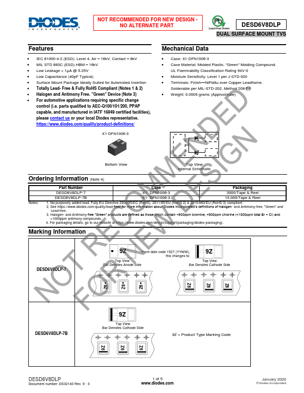 DESD6V8DLP