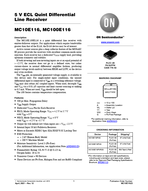 MC100E116