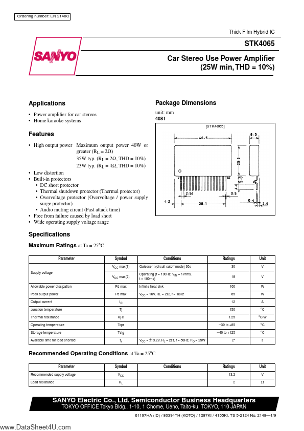 STK4065