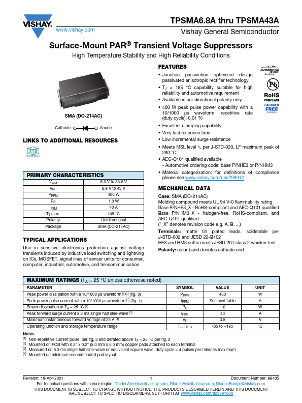 TPSMA7.5A