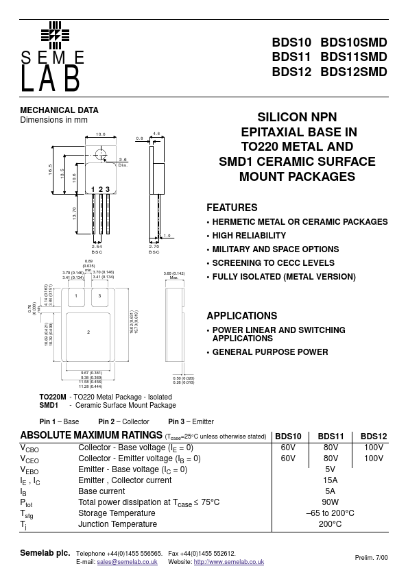 BDS12SMD