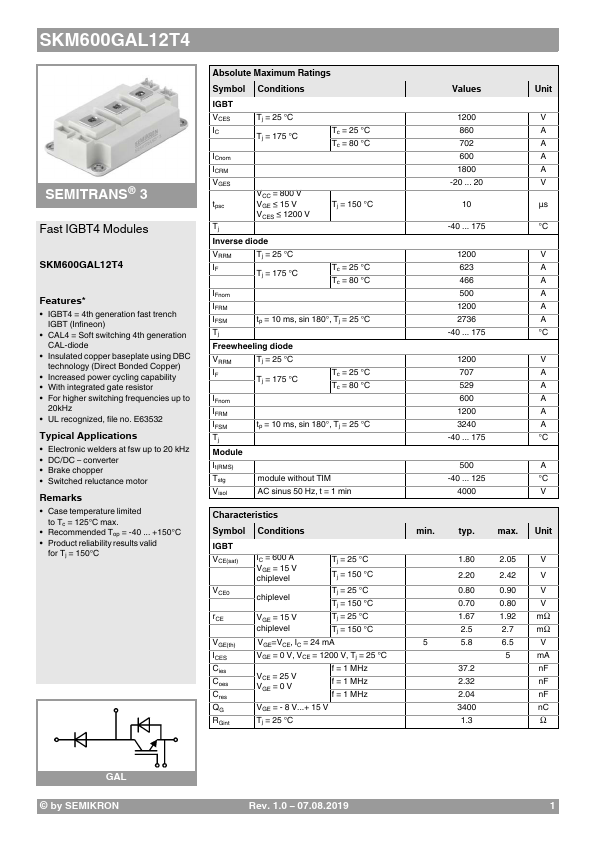 SKM600GAL12T4