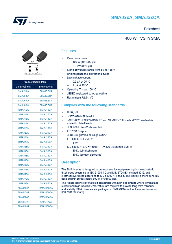 SMAJ100A