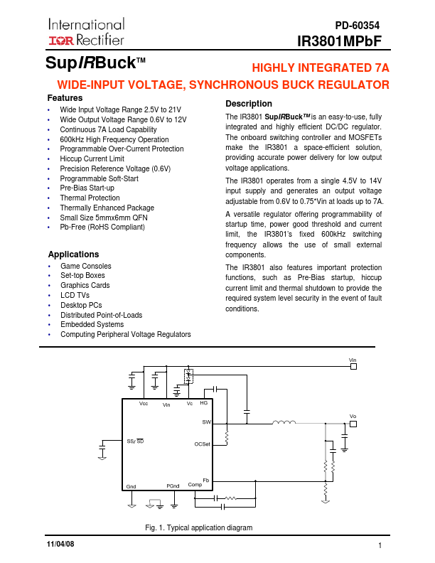 IR3801MPbF