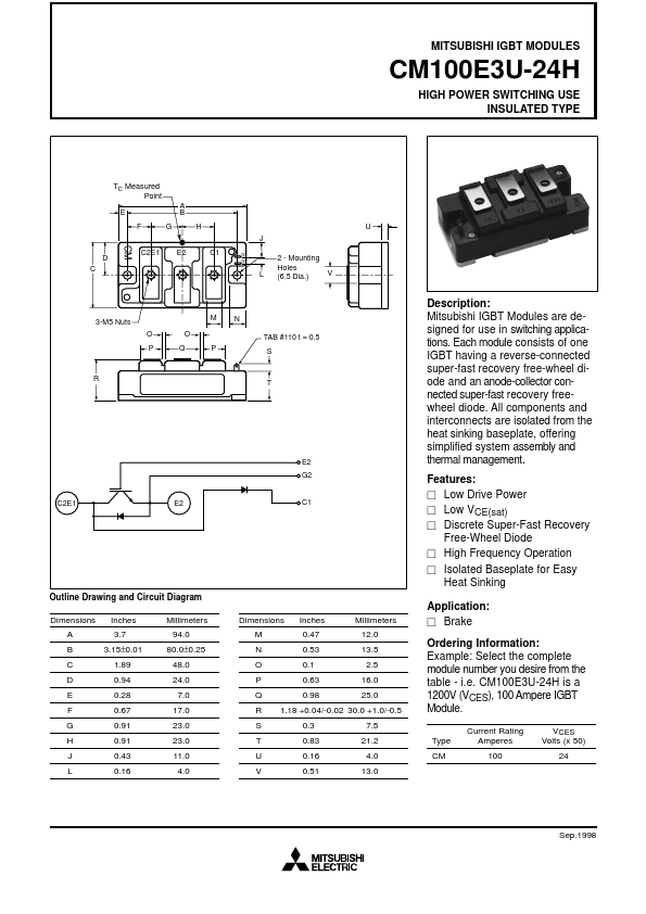 CM100E3U-24H