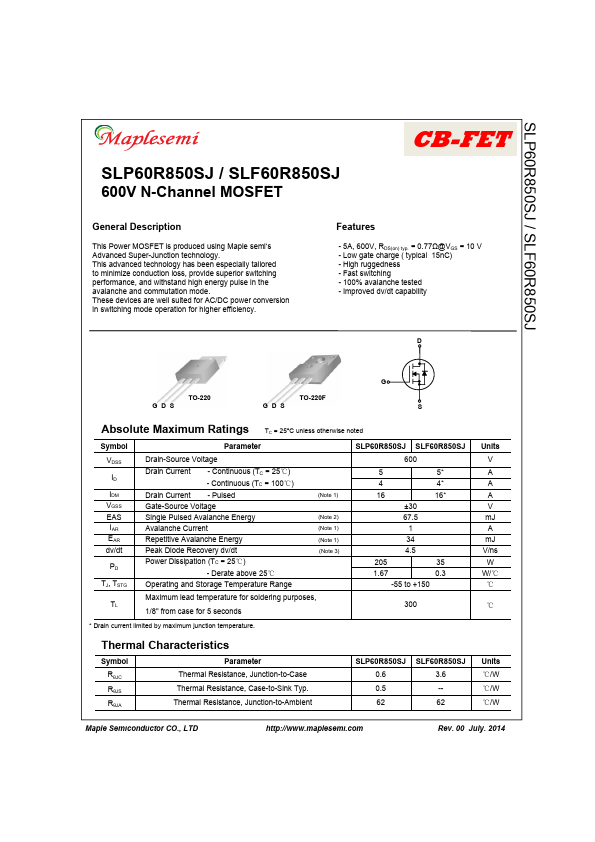 SLF60R850SJ