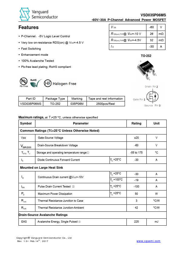 VSD035P06MS