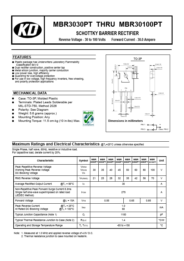 MBR3030PT