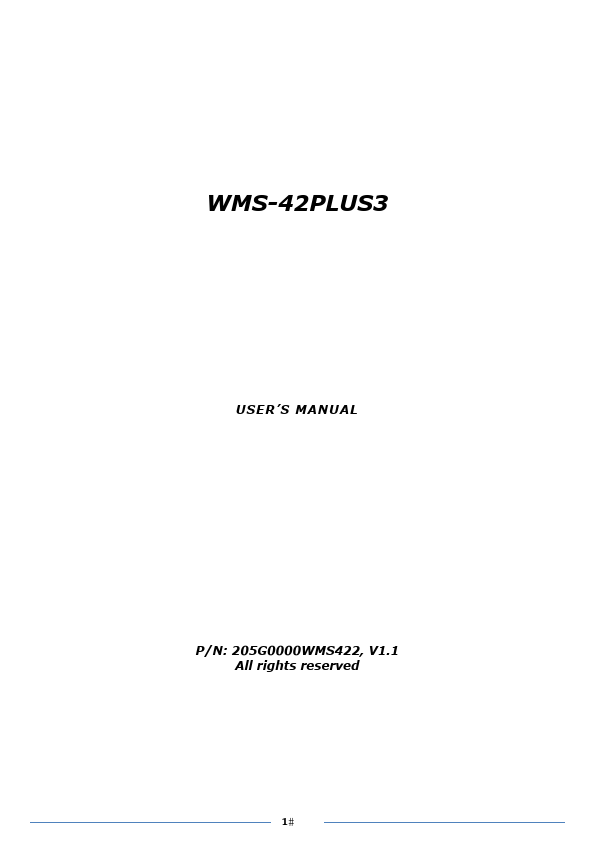 WMS-42PLUS3
