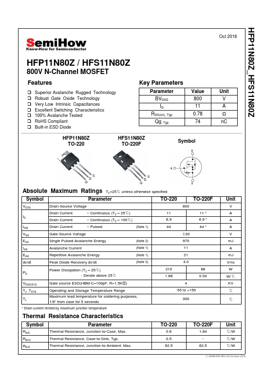 HFS11N80Z