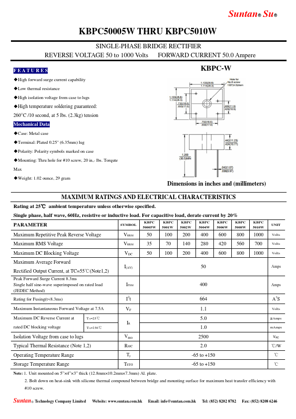 KBPC5002W