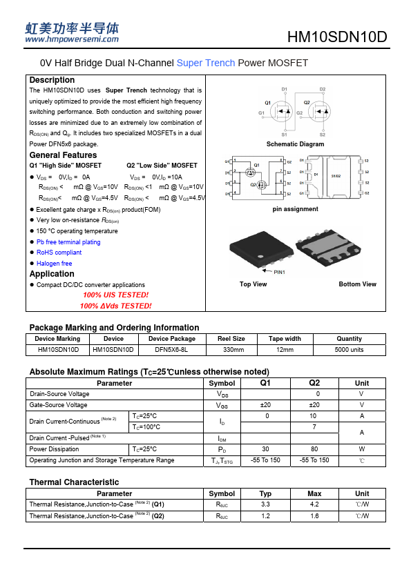 HM10SDN10D Datasheet Preview